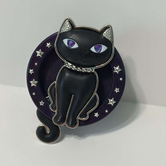 Bath & Body Works Cats Acentportable Car Visor Clip Set Purple Gold Cats Lovers - Picture 4 of 13